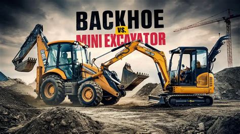 john deere 110 backhoe vs mini excavator|what is a backhoe loader.